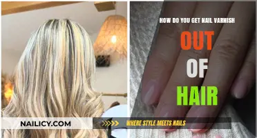 Easy Methods to Remove Nail Polish from Hair