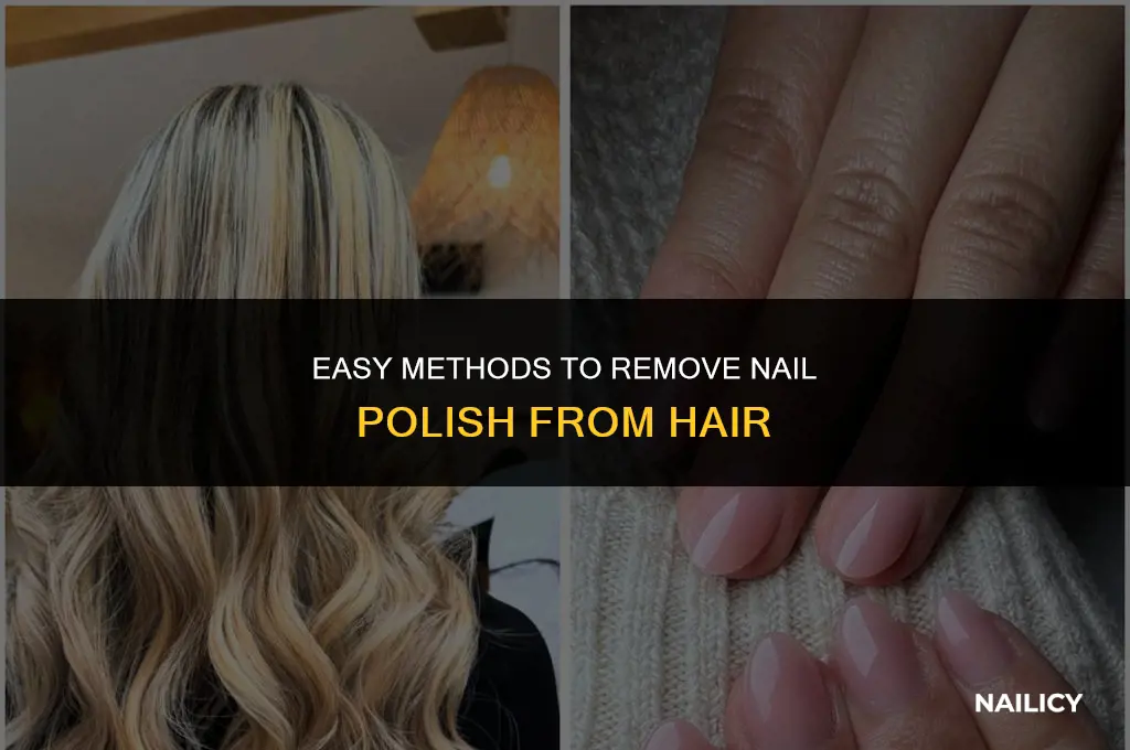 how do you get nail varnish out of hair