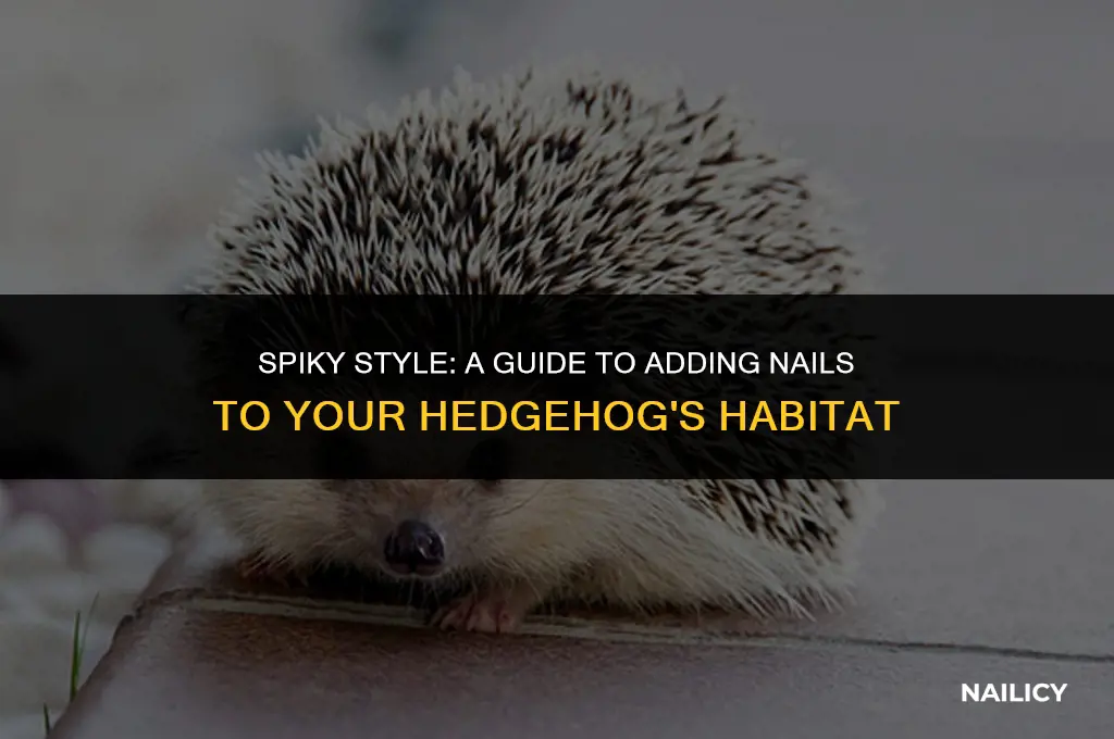 how do you get nails on hedgie