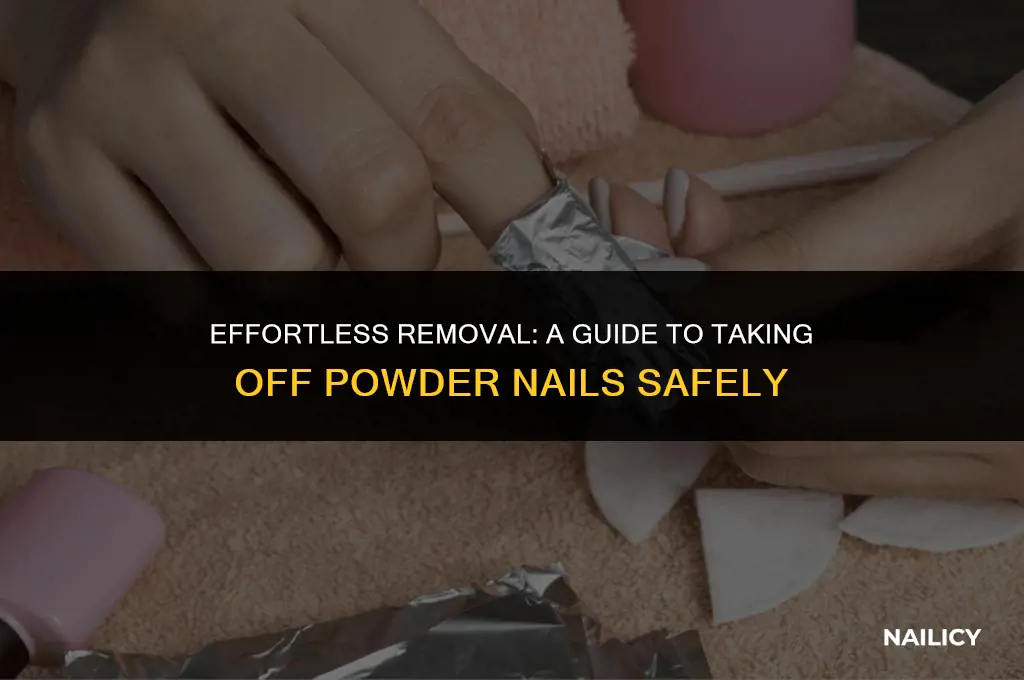 how do you get off powder nails