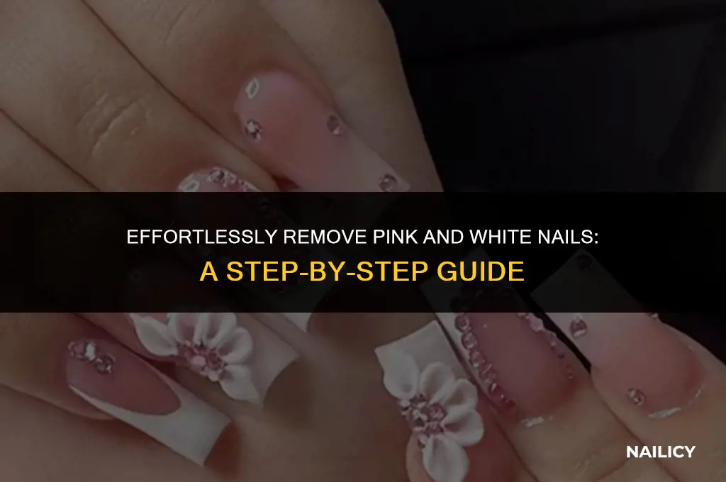 how do you get pink and white nails off