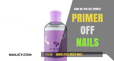 Effortless Removal: Say Goodbye to Purple Primer on Nails