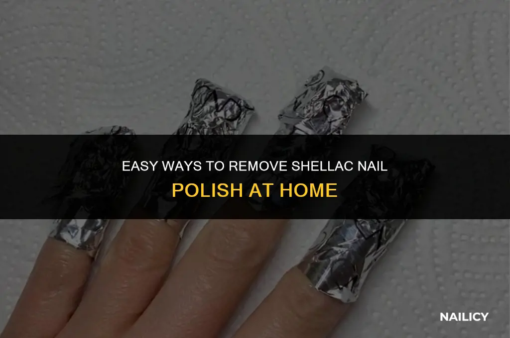how do you get shelac off of your nails