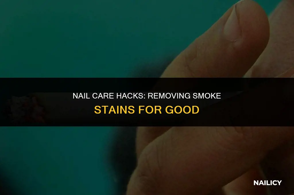 how do you get smoke off your nails