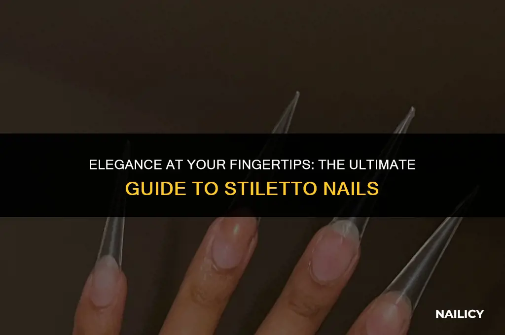 how do you get stiletto nails