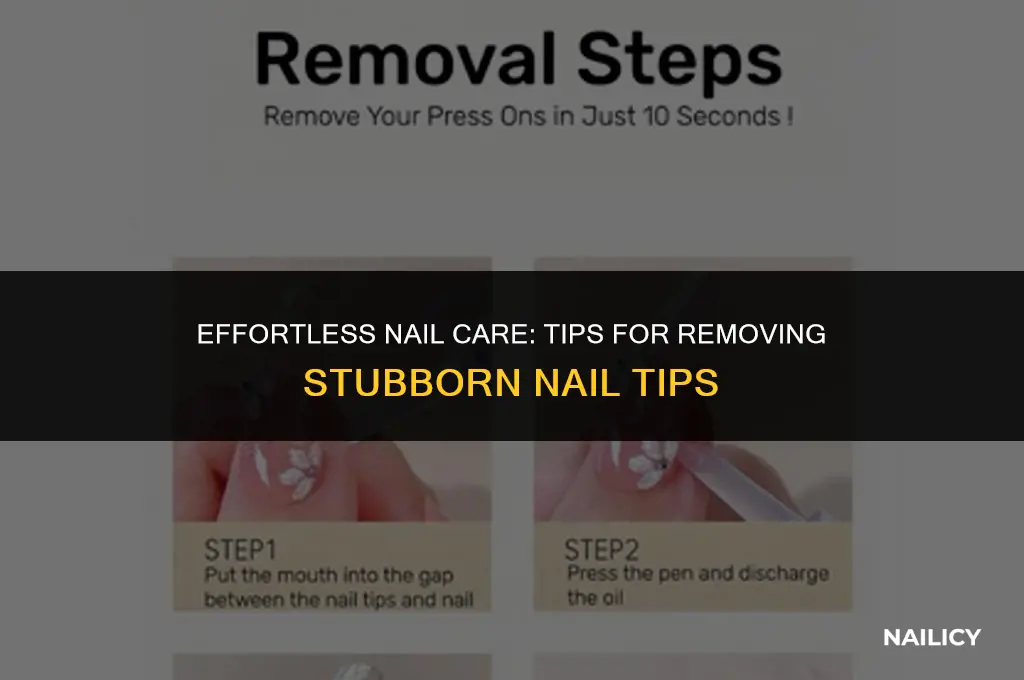 how do you get tips off your nails