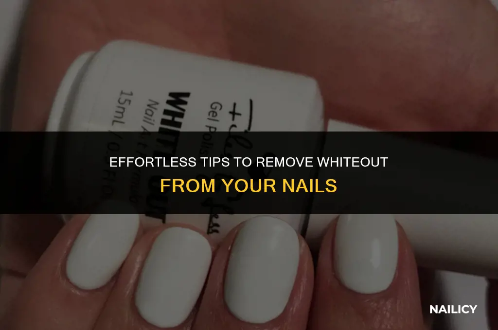 how do you get whiteout off your nails