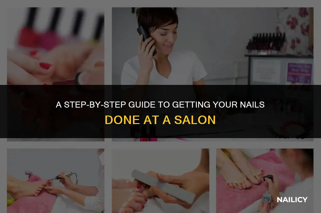 how do you get your nails done at a salon