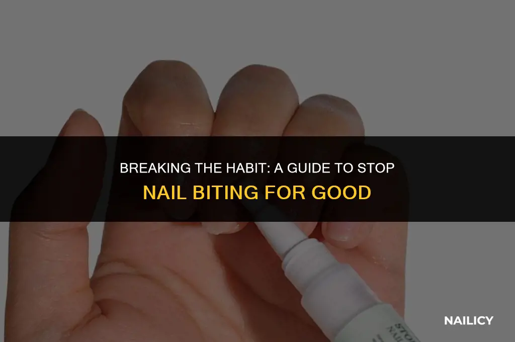 how do you get yourself to stop biting your nails