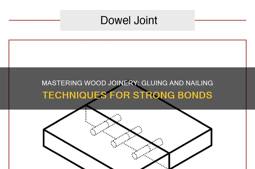 how do you glue and nail wood together