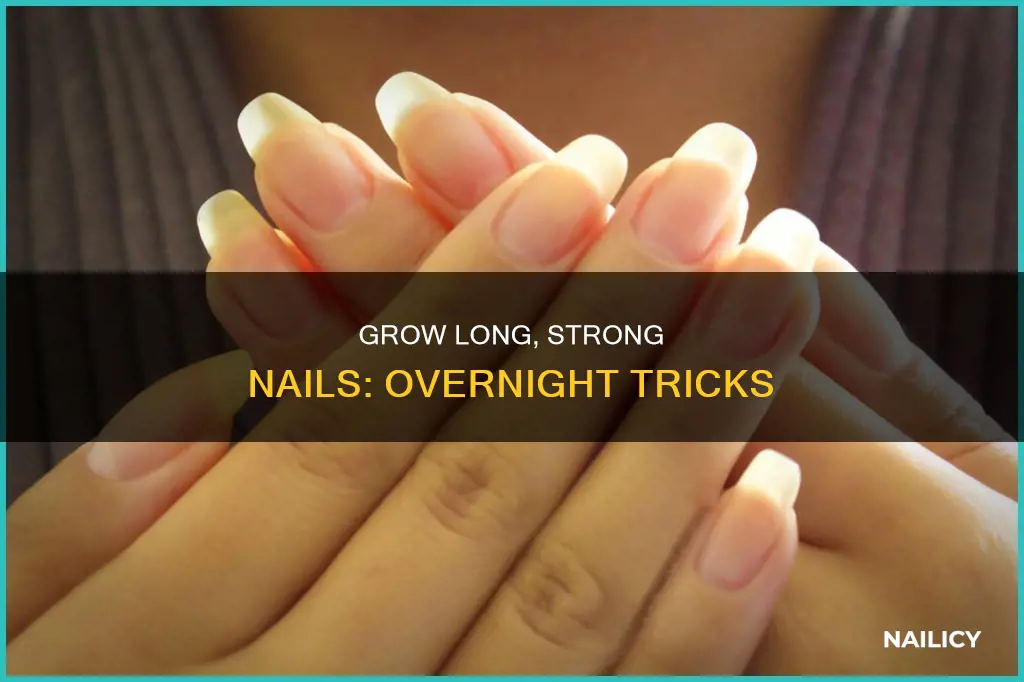 how do you grow your nails longer overnight