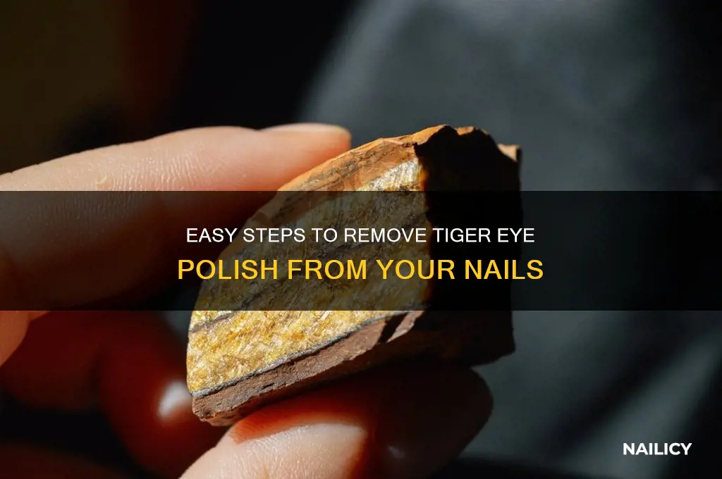 how do you gwt tiger eye polish off your nails