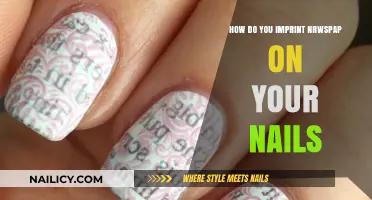 Creative Nail Art: Imprinting Newspaper Designs on Your Nails