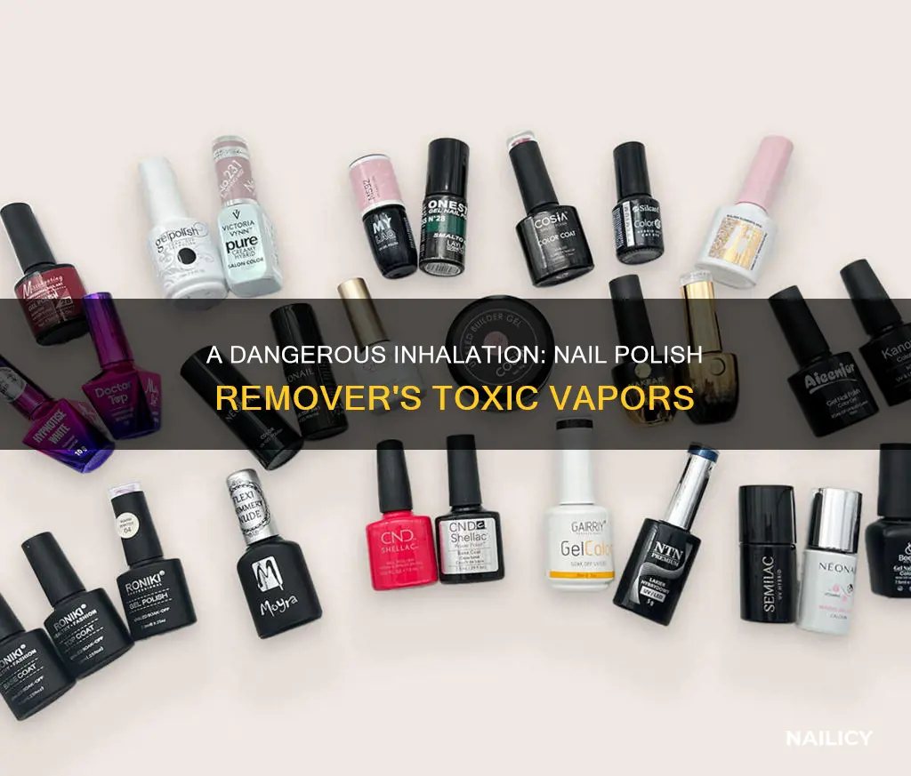 how do you inhale nail polish remover