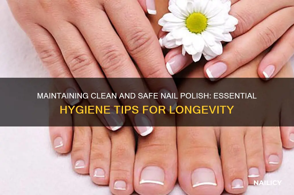how do you keep nail polish sanitary