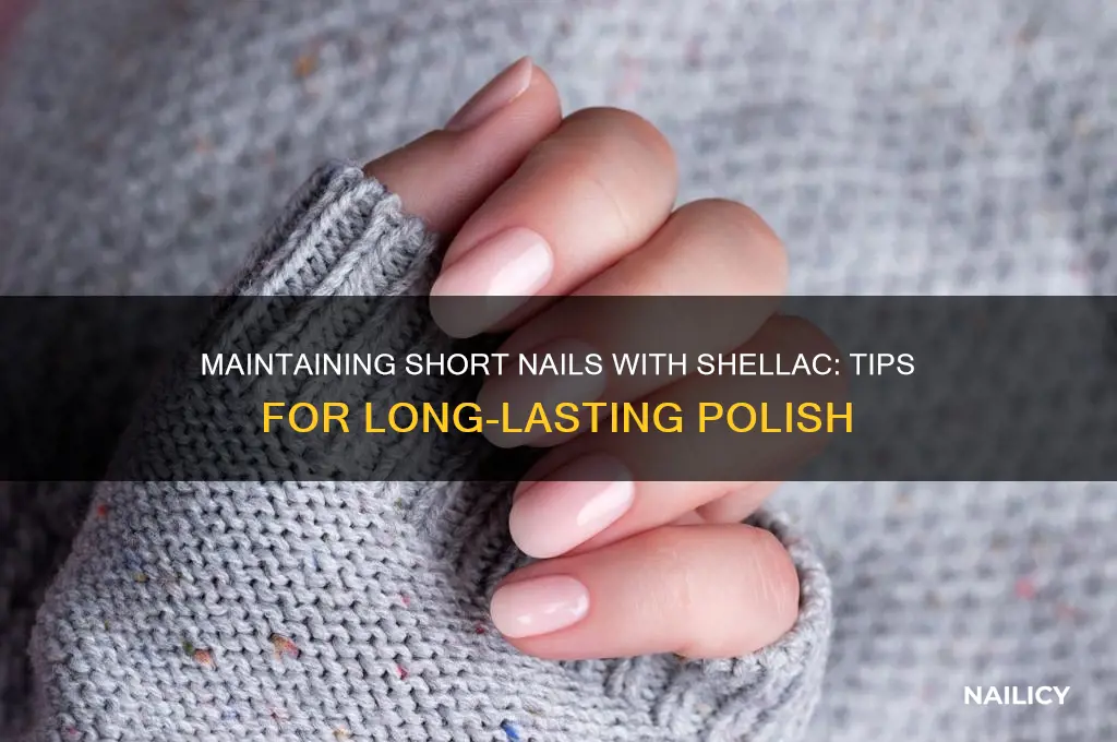 how do you keep your nails short with shellac polish