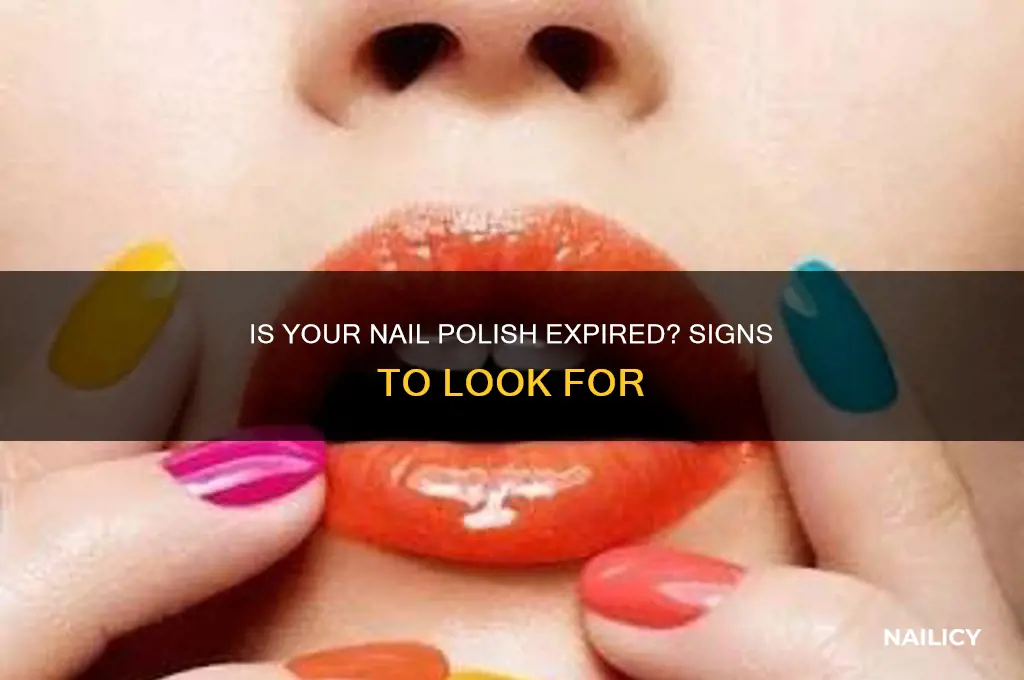 how do you know if nail polish is expired