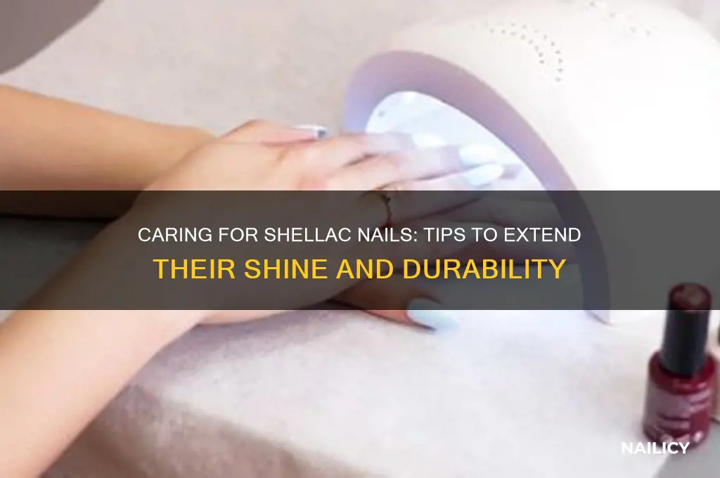 how do you look after shellac nails