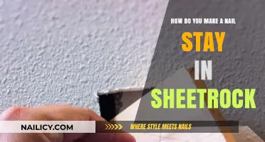 The Nail and Sheetrock: A Secure Hold