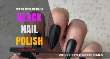 DIY Matte Black Nails: Easy Steps to Achieve a Sleek Look