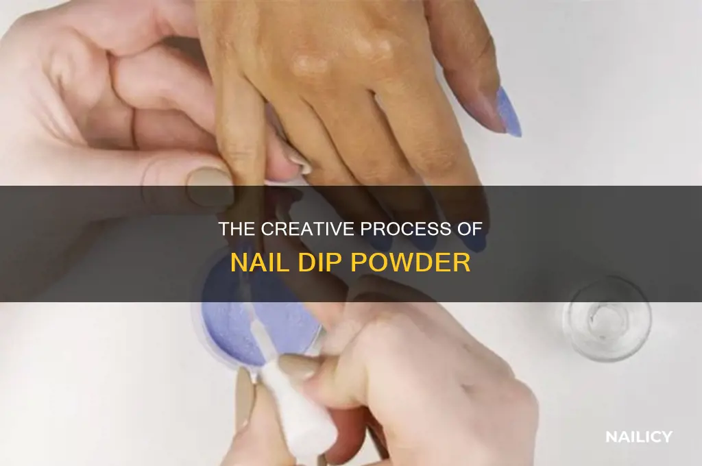 how do you make nail dip powder
