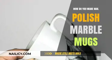 DIY Nail Polish Marble Mugs: Easy Crafting Guide for Unique Designs
