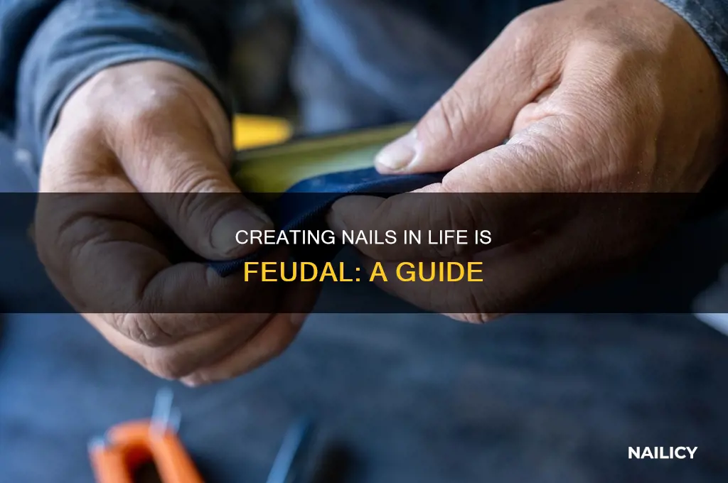 how do you make nails in life is feudal