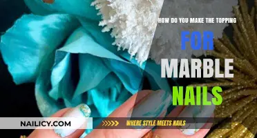 Creating a Marble Effect: Topping Nail Art Secrets
