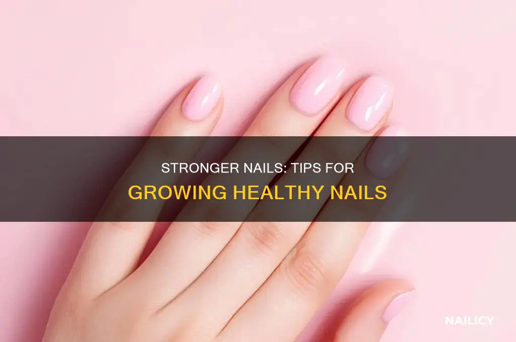 how do you make your nails grow stronger