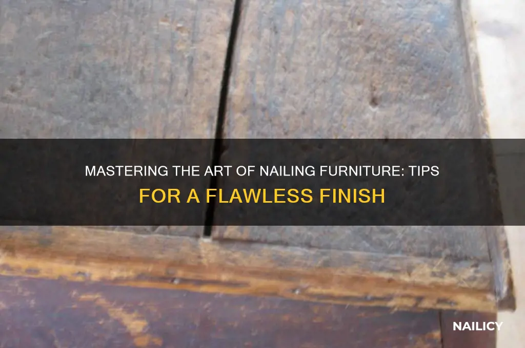 how do you nail furniture