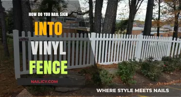 Mastering the Art of Securing Signs to Vinyl Fences: A Step-by-Step Guide