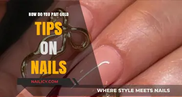 Glamorous Gold Tips: Mastering the Art of Metallic Nail Accents