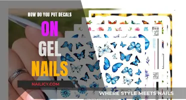 Gel Nails: Decal Application Techniques and Tips