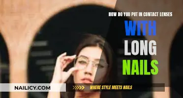 Long Nails and Contacts: A How-to Guide