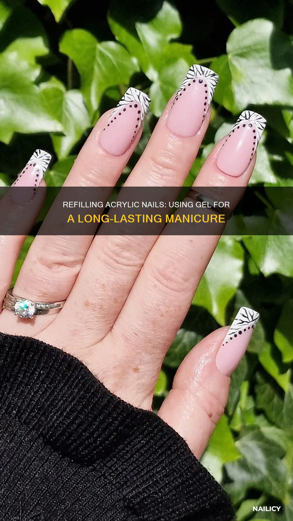 how do you refill acrylic nails with gel