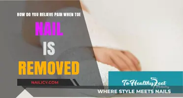 Relieving Pain After Toenail Removal