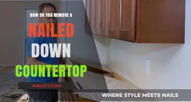 Removing Nailed Countertops: A Step-by-Step Guide