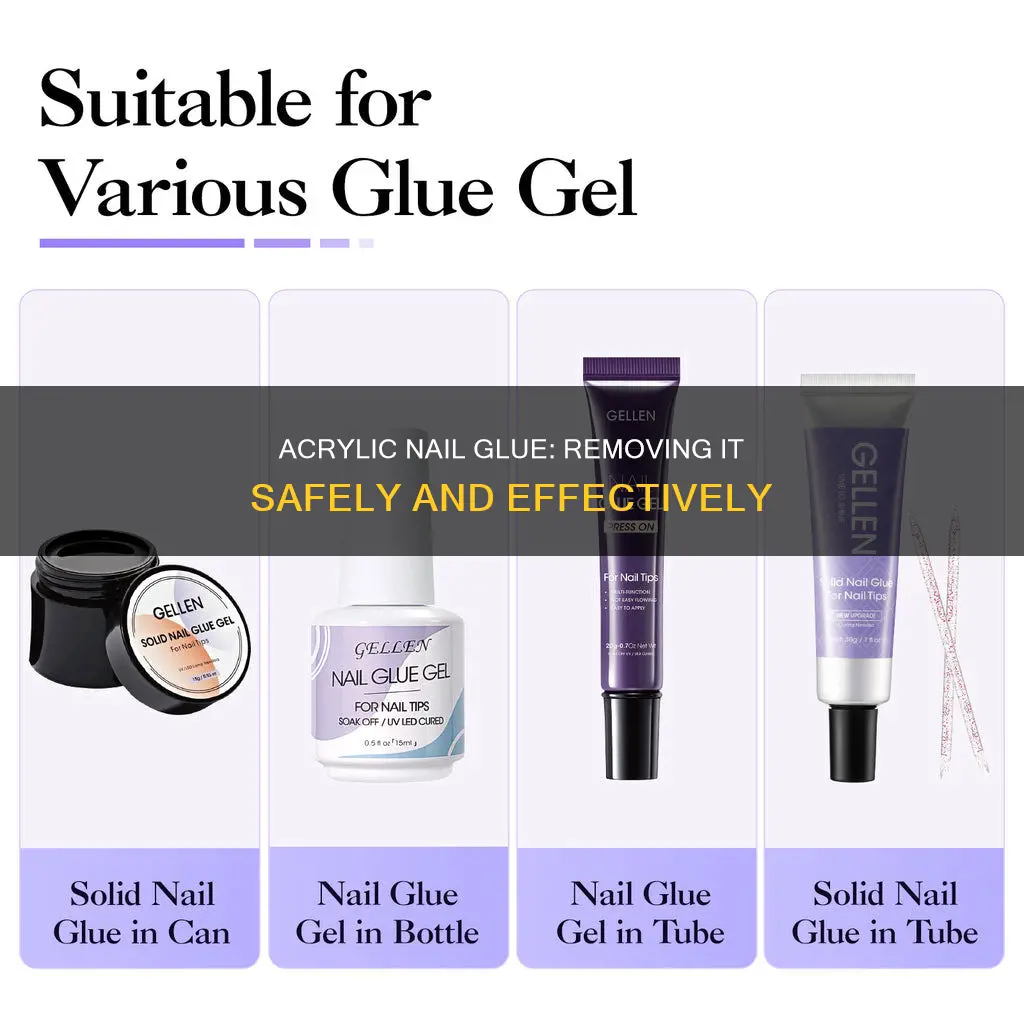 how do you remove acrylic nail glue