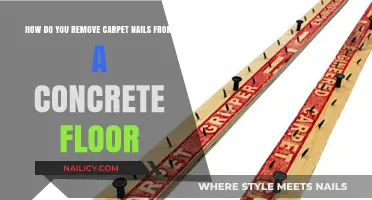 Removing Carpet Nails: A Guide for Concrete Floors