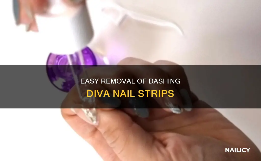 how do you remove dashing diva nail strips