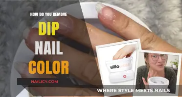 Dip Nails: Removing Color the Right Way