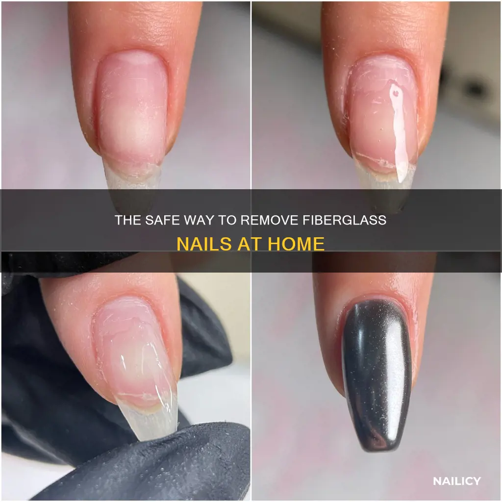 how do you remove fiberglass nails