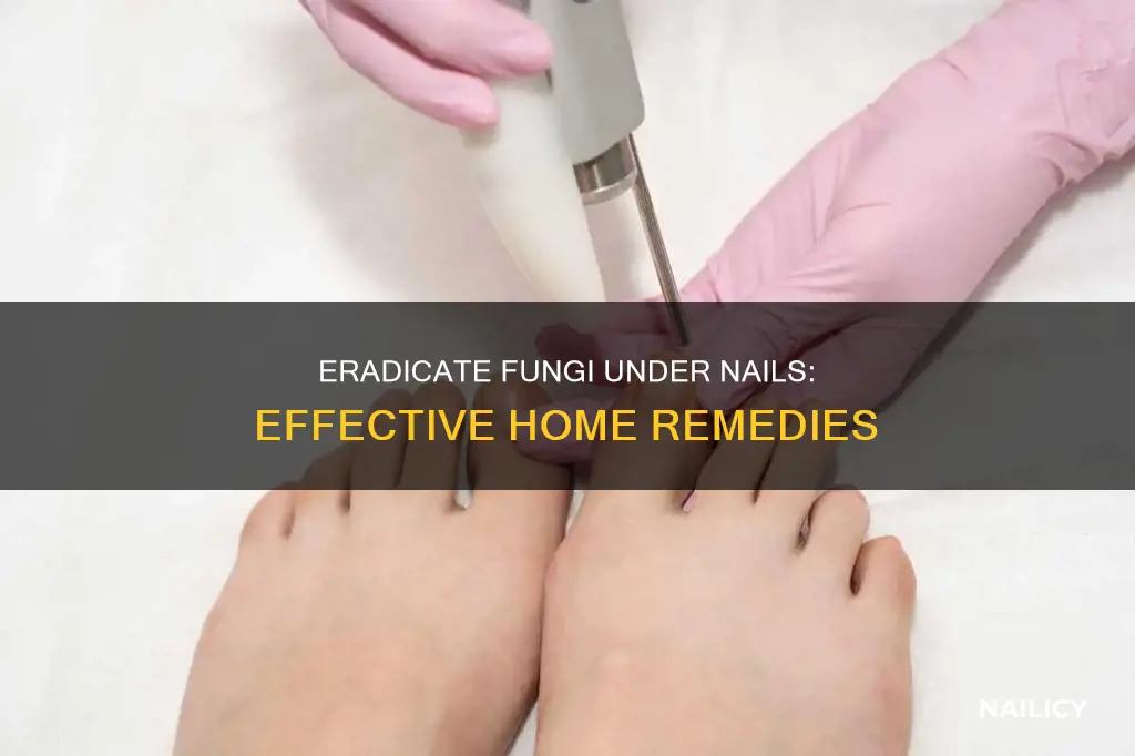 how do you remove fungi from under the nail