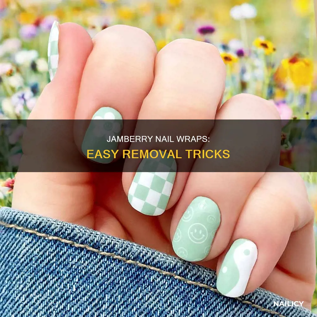 how do you remove jamberry nail wraps