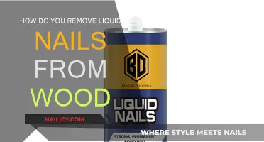 Removing Liquid Nails from Wood: Effective Techniques
