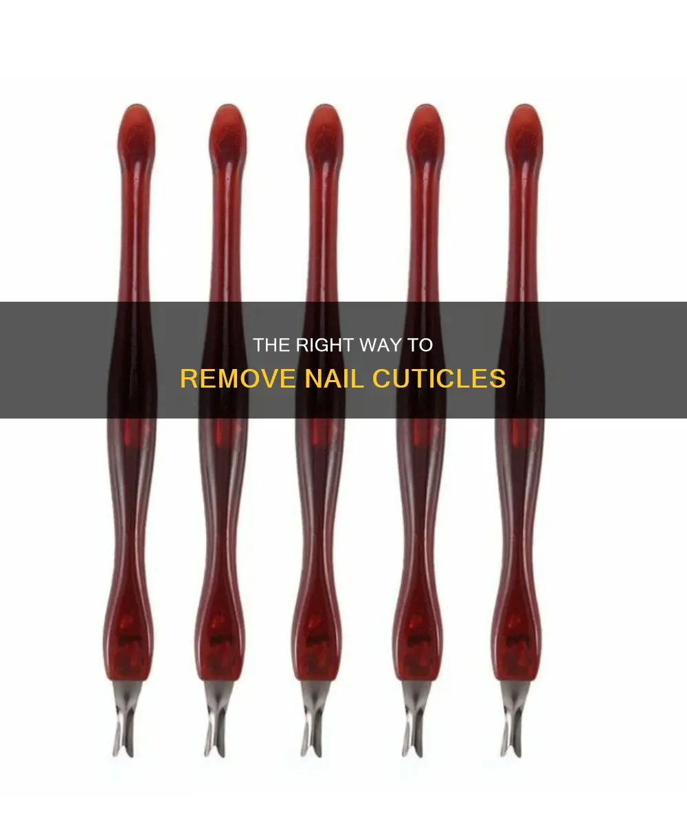 how do you remove nail cuticles