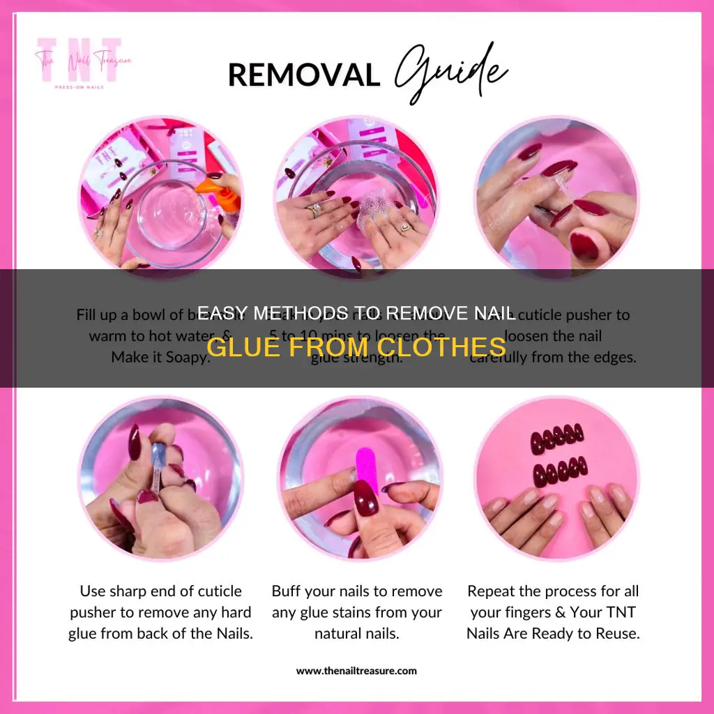how do you remove nail glue from clothes