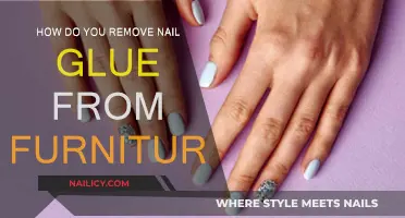 Removing Nail Glue from Furniture: Quick and Easy Guide