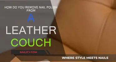 Leather Couch Stain: Removing Nail Polish