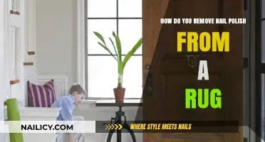 Removing Nail Polish Stains from Your Rug